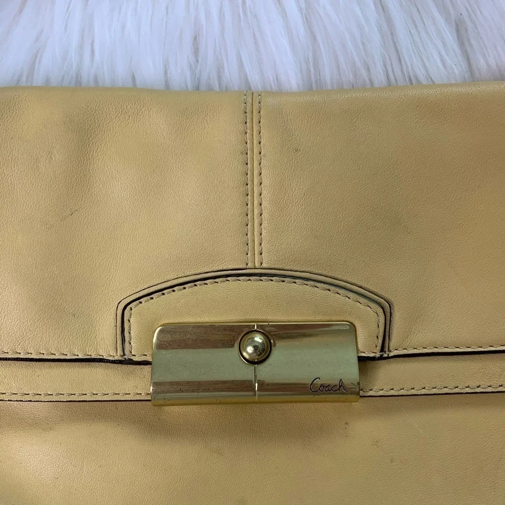 COACH Kristin Yellow Crossbody Purse
